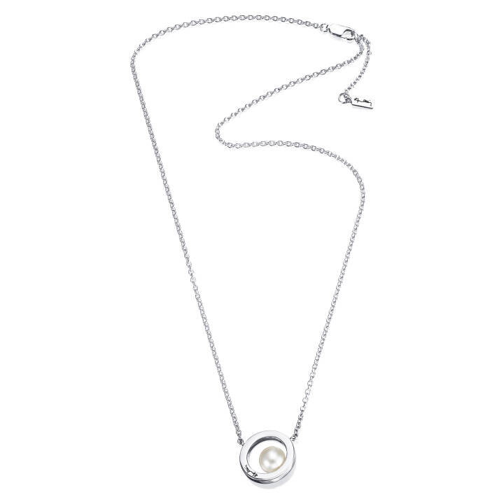 60's Pearl Halskjede Sølv 42-45 cm i gruppen Halskjede / Sølvkjede hos SCANDINAVIAN JEWELRY DESIGN (10-100-01186-4245)
