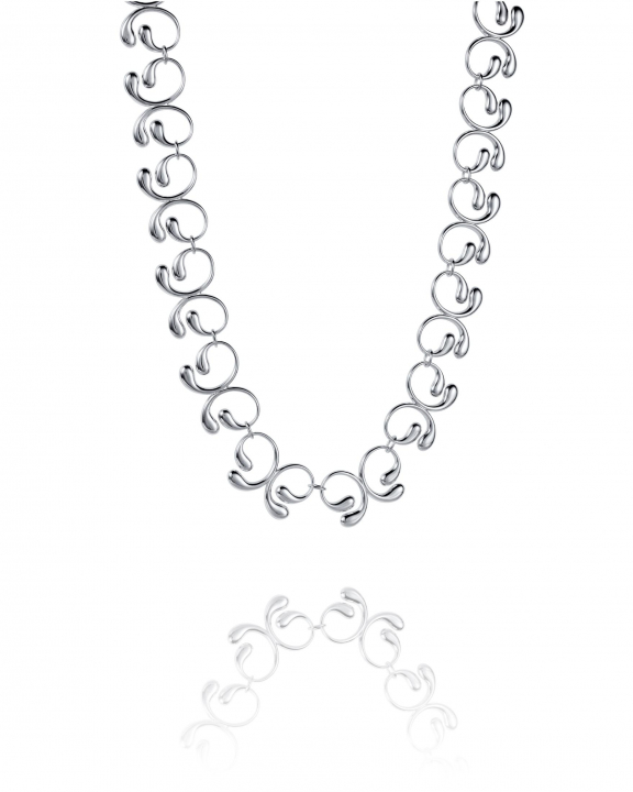 Love buddies necklace Silver i gruppen Halskjede / Sølvkjede hos SCANDINAVIAN JEWELRY DESIGN (10-100-02225-0000)