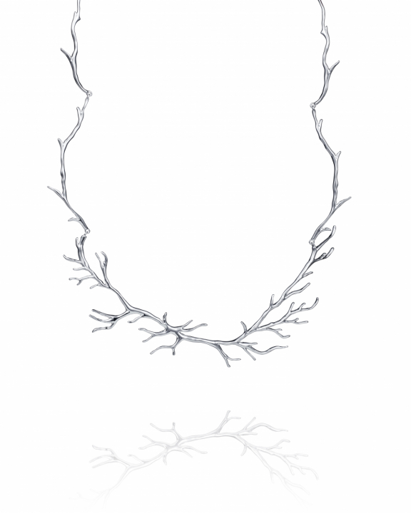 Roots Collier Silver i gruppen Halskjede / Sølvkjede hos SCANDINAVIAN JEWELRY DESIGN (10-100-02354-0042)