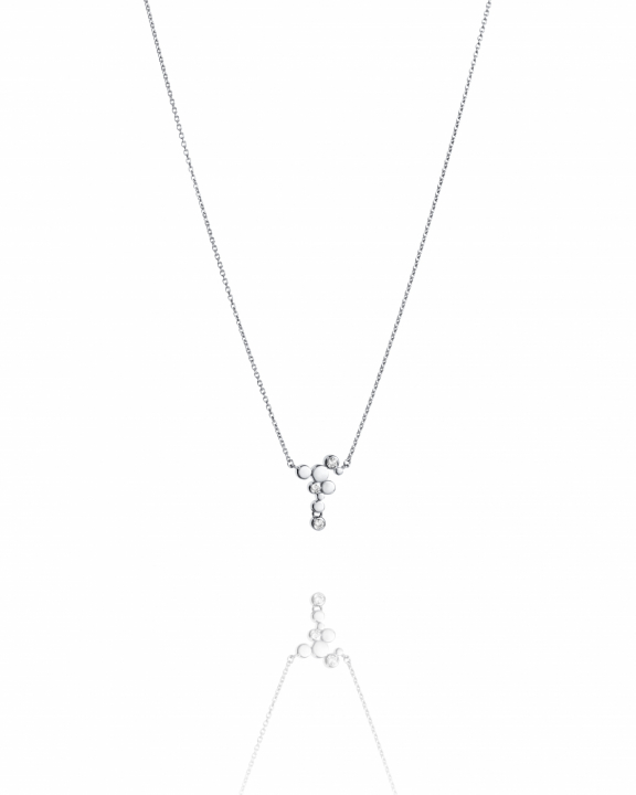 Little Champagne Necklace Silver i gruppen Halskjede / Sølvkjede hos SCANDINAVIAN JEWELRY DESIGN (10-100-02369-4045)