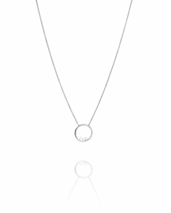 Roller coaster Necklace Silver i gruppen Halskjede / Sølvkjede hos SCANDINAVIAN JEWELRY DESIGN (10-100-02378-4045)