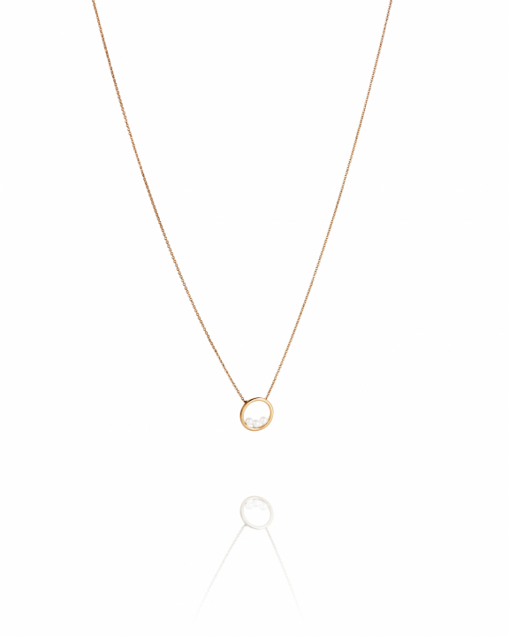 Little roller coaster Necklace Gold i gruppen Halskjede / Gullkjede hos SCANDINAVIAN JEWELRY DESIGN (10-101-02376-4045)