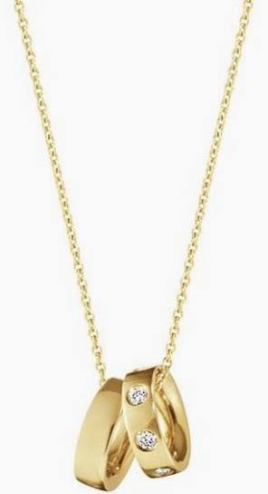 MAGIC necklace gold i gruppen Halskjede / Diamantkjede hos SCANDINAVIAN JEWELRY DESIGN (10015096)