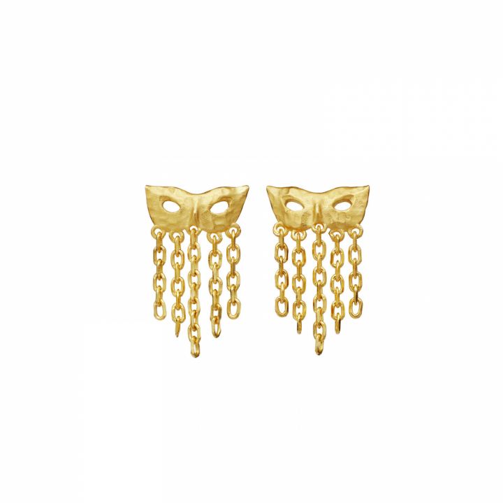 Celare Earrings Gold i gruppen Øredobber / Gulløredobber hos SCANDINAVIAN JEWELRY DESIGN (10057A)