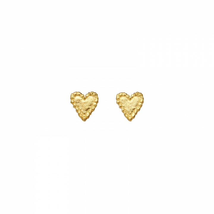 Rouge Earrings Gold i gruppen Øredobber / Gulløredobber hos SCANDINAVIAN JEWELRY DESIGN (10059A)