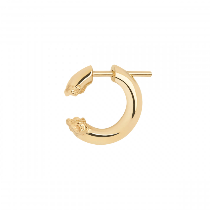 Terra 14 Earring Goldplated Silver (One) i gruppen Øredobber / Gulløredobber hos SCANDINAVIAN JEWELRY DESIGN (100900YG-14)