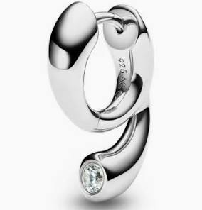 Mermaid Pool Huggie Earrings Silver (ONE) i gruppen Øredobber / Sølvøredobber hos SCANDINAVIAN JEWELRY DESIGN (101095AG)