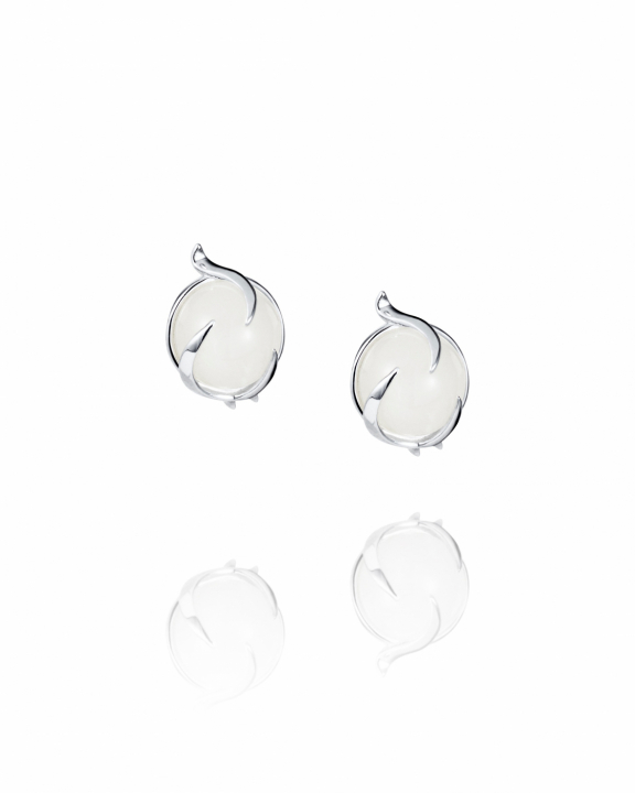 Frö Earrings Silver i gruppen Øredobber / Sølvøredobber hos SCANDINAVIAN JEWELRY DESIGN (12-100-02340-0000)