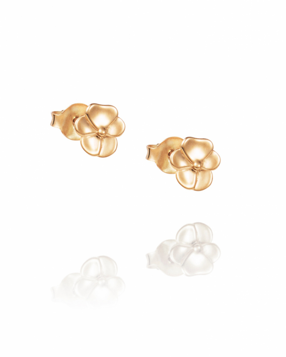 Pensée Earrings Gold Plated i gruppen Øredobber / Gulløredobber hos SCANDINAVIAN JEWELRY DESIGN (12-108-02352-0000)