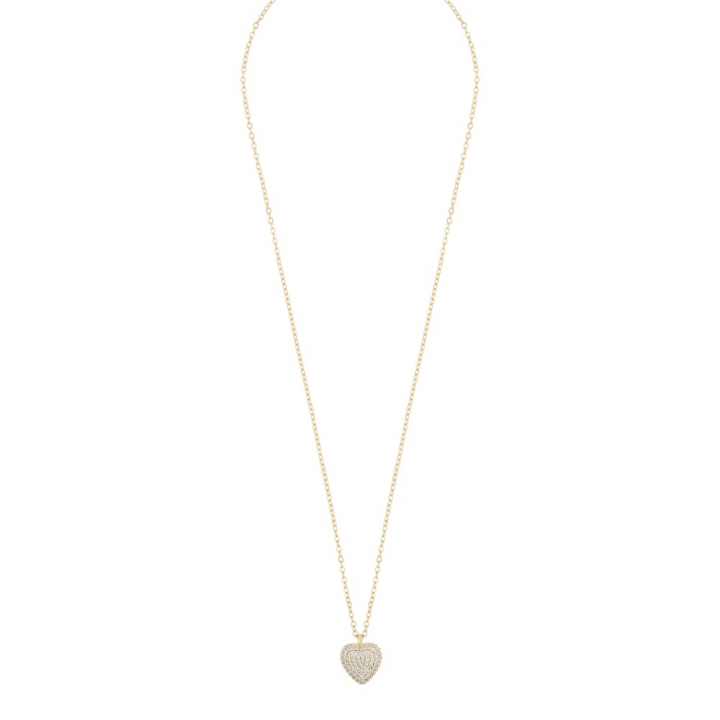 Sanne heart  i gruppen Halskjede / Gullkjede hos SCANDINAVIAN JEWELRY DESIGN (1220-0442-251-42)