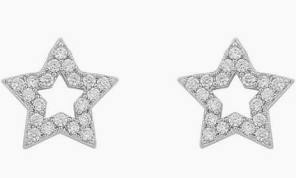 Product Image for SNÖ OF SWEDEN Wish small star ear Sølv/clear-Onesize