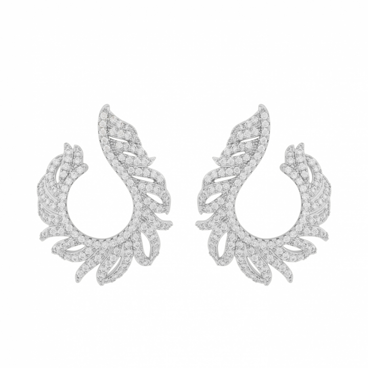 Product Image for SNÖ OF SWEDEN North loop ear Sølv/clear-Onesize