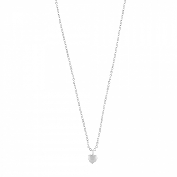 Brooklyn small heart pendant neck 42 Sølv i gruppen Halskjede / Sølvkjede hos SCANDINAVIAN JEWELRY DESIGN (1295-0542-256)