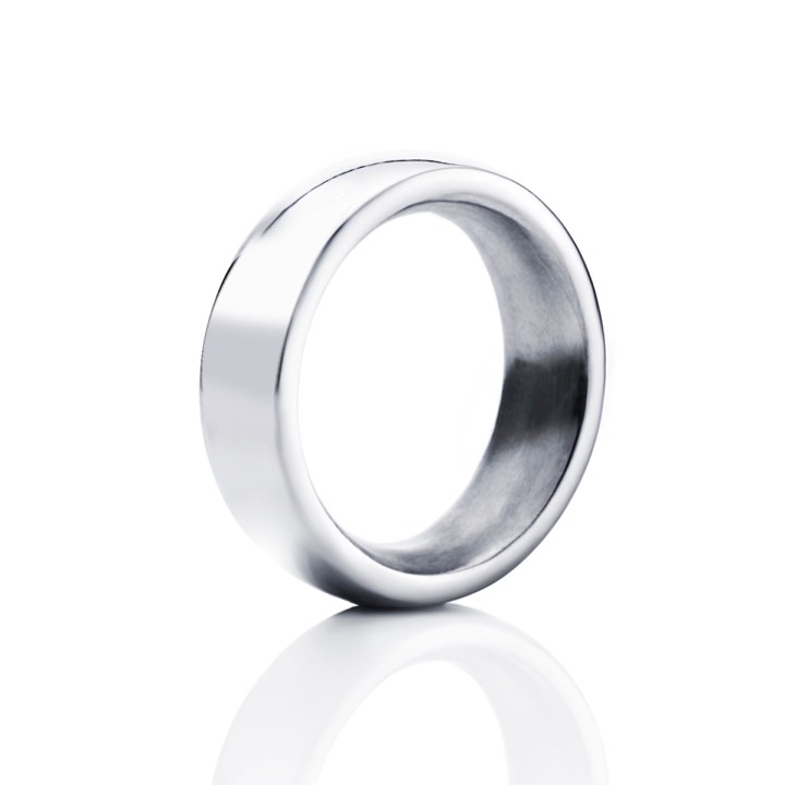 Big Oval Ring Sølv i gruppen Ringer / Sølvringer hos SCANDINAVIAN JEWELRY DESIGN (13-100-00287)