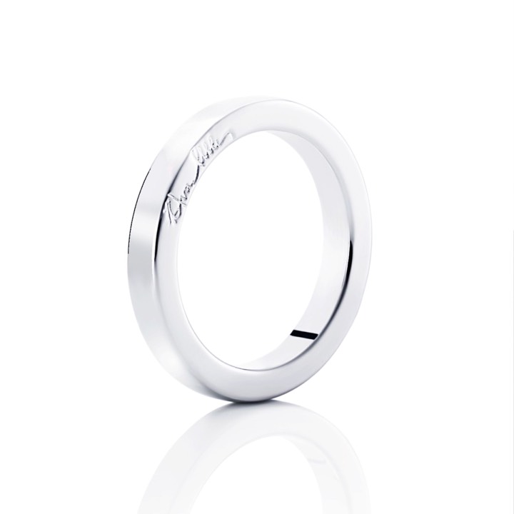 Half Round Ring Sølv i gruppen Ringer / Sølvringer hos SCANDINAVIAN JEWELRY DESIGN (13-100-00303)