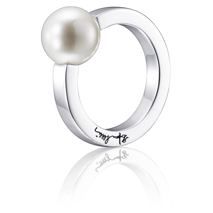 60's Pearl Ring Sølv i gruppen Ringer / Perleringer hos SCANDINAVIAN JEWELRY DESIGN (13-100-01185)