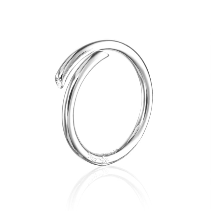 Hug Ring Sølv i gruppen Ringer / Diamantringer hos SCANDINAVIAN JEWELRY DESIGN (13-100-01600)