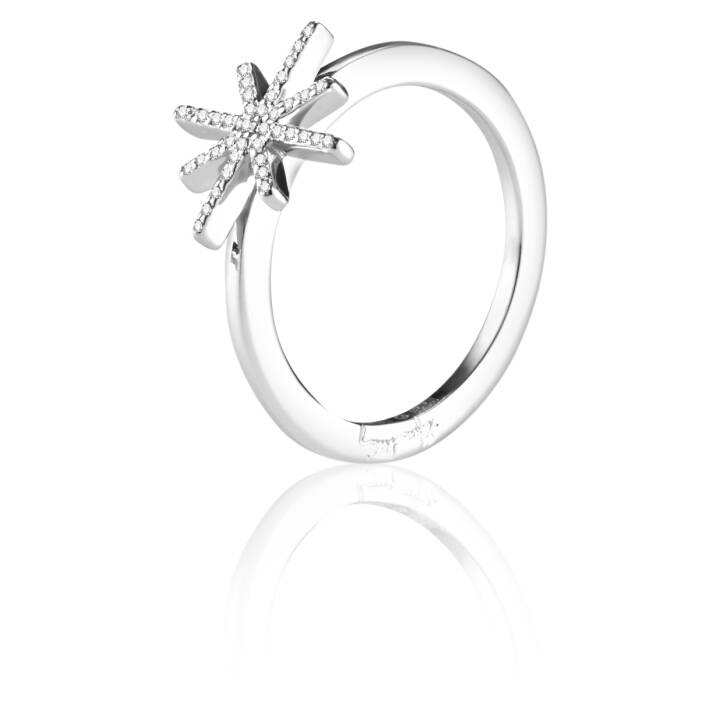 Beam & Stars Ring Sølv i gruppen Ringer / Diamantringer hos SCANDINAVIAN JEWELRY DESIGN (13-100-01956)