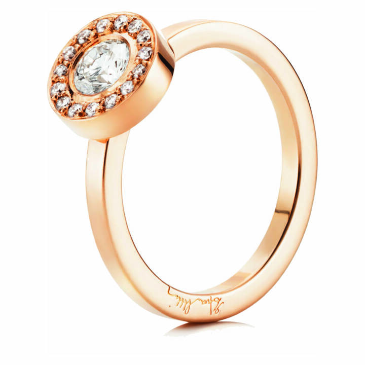 Wedding & Stars 0.40 ct diamant Ring Gull i gruppen Ringer / Forlovelses- og gifteringer hos SCANDINAVIAN JEWELRY DESIGN (13-101-01125)