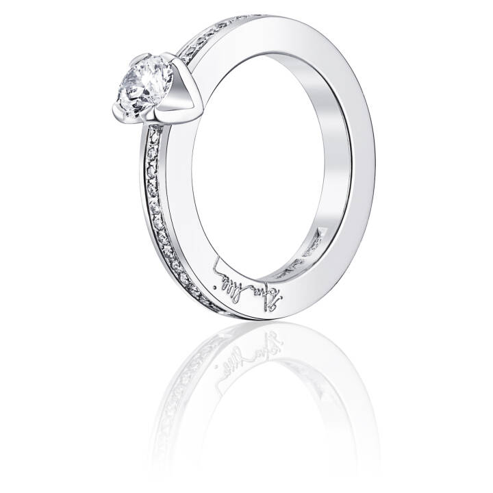 Heart To Heart 0.50 ct diamant Ring Hvitt gull i gruppen Ringer / Diamantringer hos SCANDINAVIAN JEWELRY DESIGN (13-102-00933)