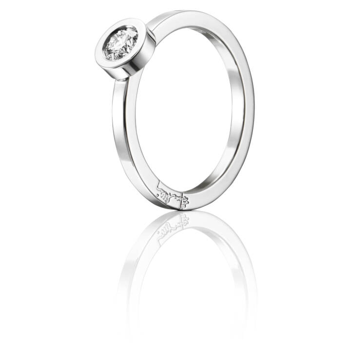 The Wedding Thin 0.30 ct diamant Ring Hvitt gull i gruppen Ringer / Forlovelses- og gifteringer hos SCANDINAVIAN JEWELRY DESIGN (13-102-01120)