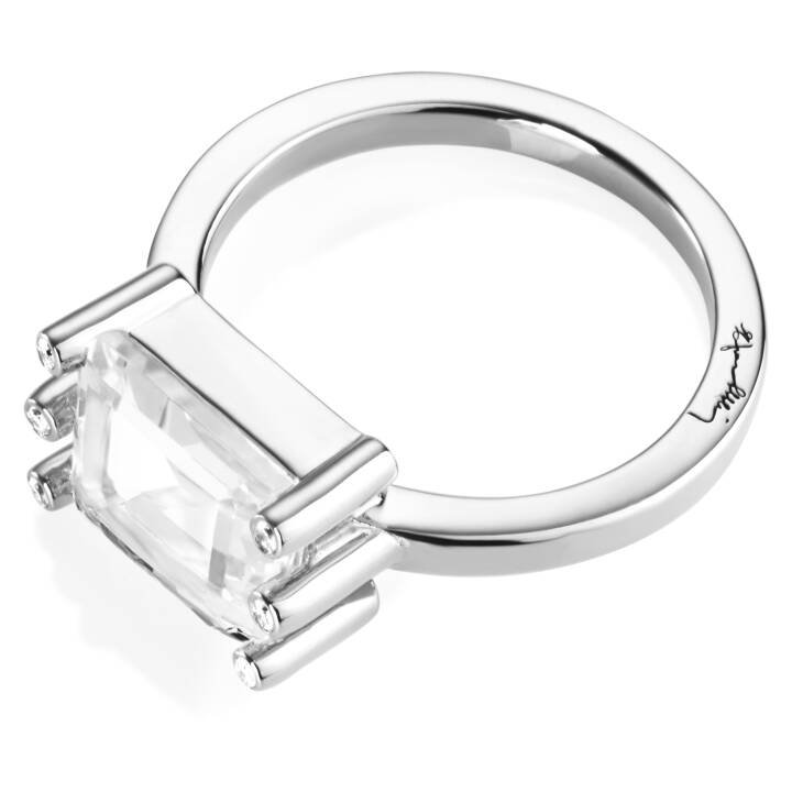 Beautiful Dreamer - Crystal Quartz Ring Hvitt gull i gruppen Ringer / Ringer i hvitt gull hos SCANDINAVIAN JEWELRY DESIGN (13-102-01824)