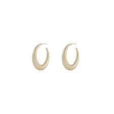 Bella small ring earrings gold i gruppen Øredobber / Gulløredobber hos SCANDINAVIAN JEWELRY DESIGN (1309-6100-257)