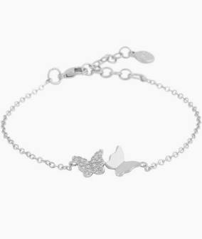 Vega chain brace Silver clear i gruppen Armbånd / Sølvarmbånd hos SCANDINAVIAN JEWELRY DESIGN (1313-3100-012)