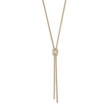 Dakota tassel neck 80 Gold i gruppen Halskjede / Gullkjede hos SCANDINAVIAN JEWELRY DESIGN (1325-0180-257-80)