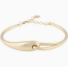 Aero small bracelet Gold  i gruppen Armbånd / Armringer hos SCANDINAVIAN JEWELRY DESIGN (1329-3100-257)