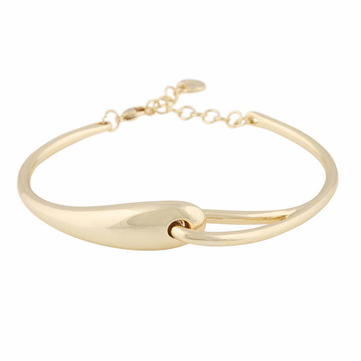 Aero small bracelet Gold  i gruppen Armbånd / Armringer hos SCANDINAVIAN JEWELRY DESIGN (1329-3100-257)