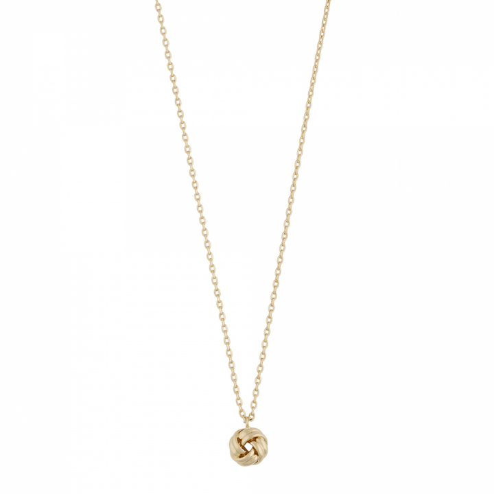 Soap knot pendant neck 45 i gruppen Halskjede / Gullkjede hos SCANDINAVIAN JEWELRY DESIGN (1339-0145-257)