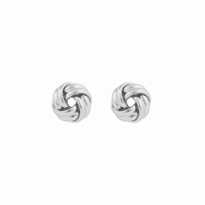 Soap knot ear Silver i gruppen Øredobber / Sølvøredobber hos SCANDINAVIAN JEWELRY DESIGN (1339-6200-256)