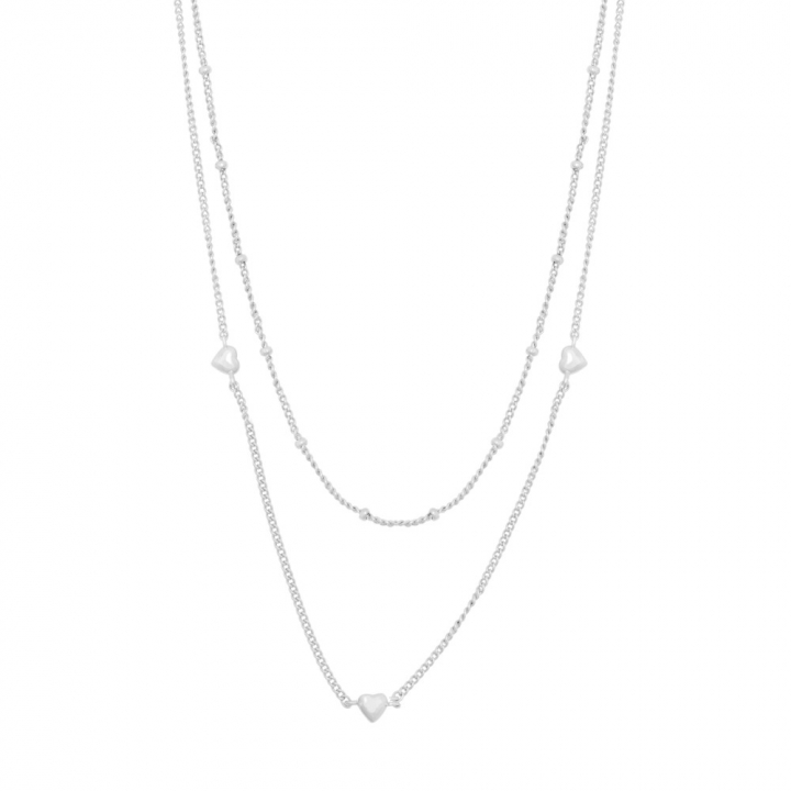 Lovely double chain neck 40 plain silver - 40 cm i gruppen Halskjede / Sølvkjede hos SCANDINAVIAN JEWELRY DESIGN (1363-0140-256-40)