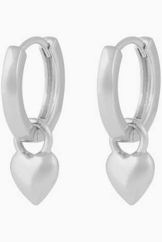 Lovely ring pendant Earrings Silver i gruppen Øredobber / Sølvøredobber hos SCANDINAVIAN JEWELRY DESIGN (1363-6800-256)