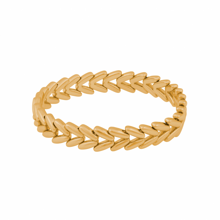 Liddy elastic Bracelet Gold onesize i gruppen Armbånd / Gullarmbånd hos SCANDINAVIAN JEWELRY DESIGN (1388-3600-257)