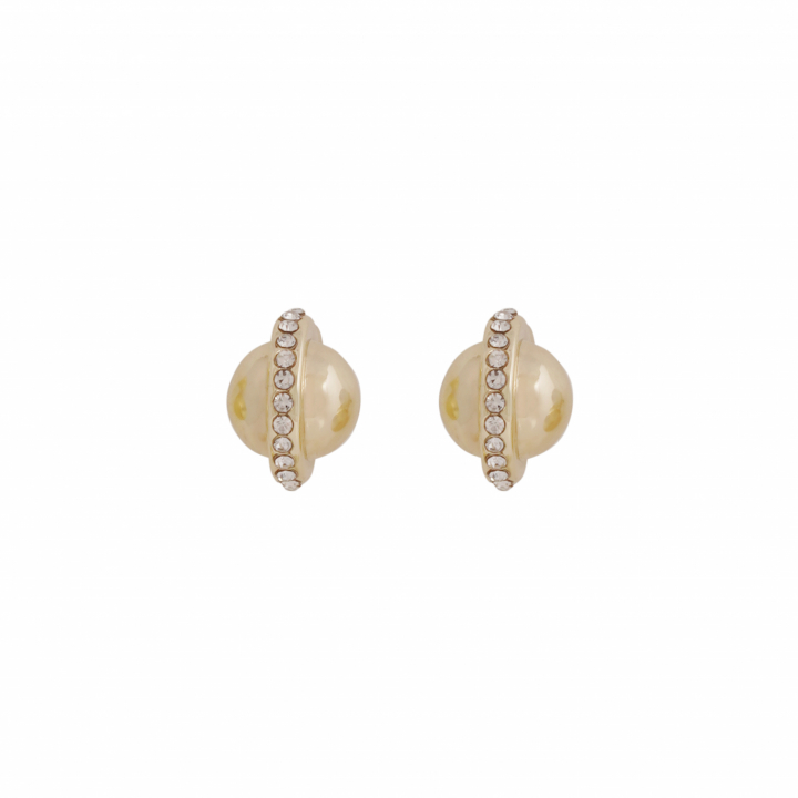 Bennet halo Earring Gold i gruppen Øredobber / Gulløredobber hos SCANDINAVIAN JEWELRY DESIGN (1390-6200-251)