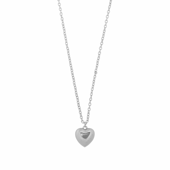 Cute big heart Necklace Silver i gruppen Halskjede / Sølvkjede hos SCANDINAVIAN JEWELRY DESIGN (1394-0450-256-50)