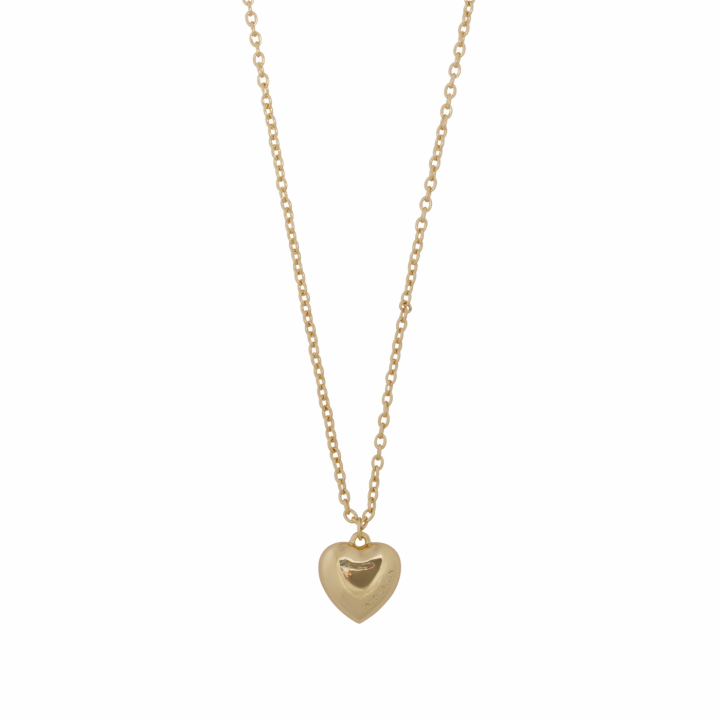 Cute big heart Necklace Gold i gruppen Halskjede / Gullkjede hos SCANDINAVIAN JEWELRY DESIGN (1394-0450-257-50)