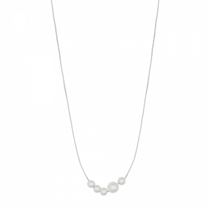 Karan Necklace Silver i gruppen Halskjede / Sølvkjede hos SCANDINAVIAN JEWELRY DESIGN (1399-0740-010)