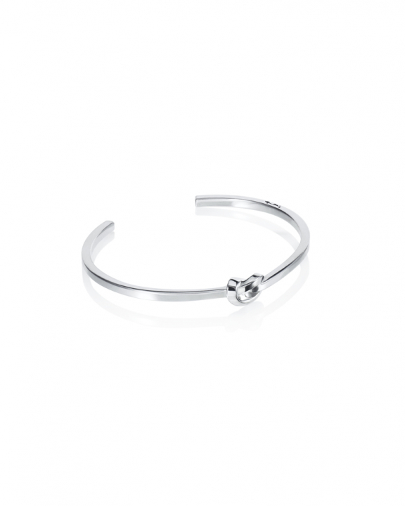 Love Knot Cuff Silver i gruppen Armbånd / Sølvarmbånd hos SCANDINAVIAN JEWELRY DESIGN (14-100-02171-0000)