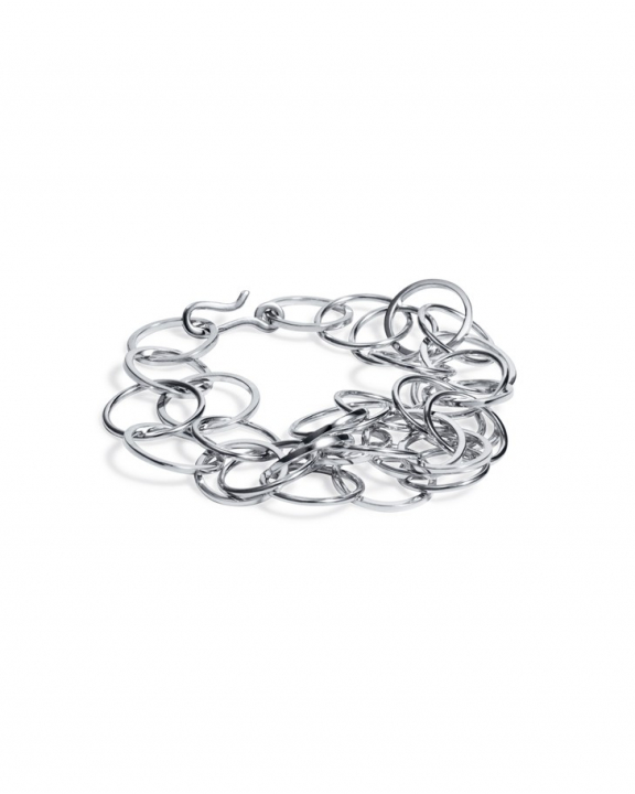 Messy rings Bracelet Silver i gruppen Armbånd / Sølvarmbånd hos SCANDINAVIAN JEWELRY DESIGN (14-100-02359-1821)