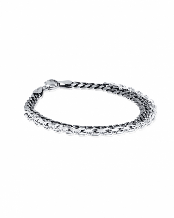 Freedom Chains Bracelet Silver i gruppen Armbånd / Sølvarmbånd hos SCANDINAVIAN JEWELRY DESIGN (14-100-02391)