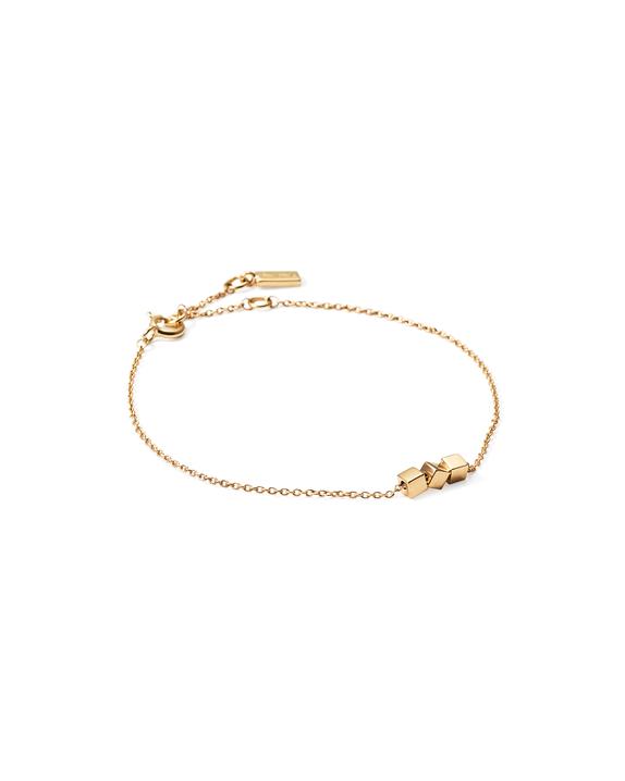 Dice Bracelet Gold i gruppen Armbånd / Gullarmbånd hos SCANDINAVIAN JEWELRY DESIGN (14-101-02212-1619)