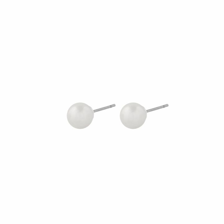 Jackie pearl Earrings 4mm i gruppen Øredobber / Perleøredobber hos SCANDINAVIAN JEWELRY DESIGN (1404-6100-010)