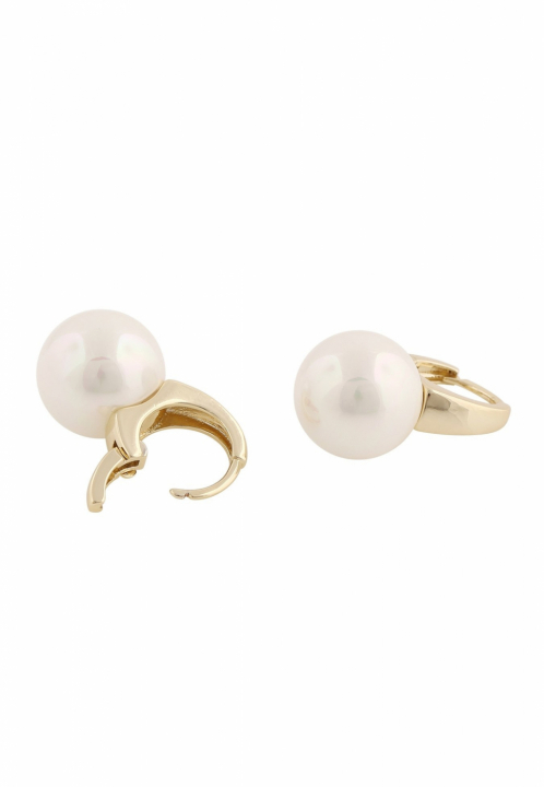 Jackie short Earrings Gold i gruppen Øredobber / Perleøredobber hos SCANDINAVIAN JEWELRY DESIGN (1404-6600-362)