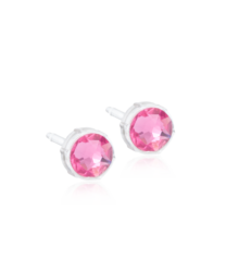 MP Bezel 6 mm, Rose i gruppen Øredobber / Sølvøredobber hos SCANDINAVIAN JEWELRY DESIGN (15-0109-03)