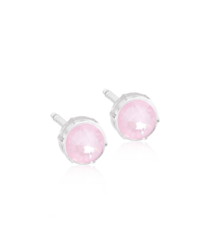 MP Bezel 6 mm, Soft rose i gruppen Øredobber / Sølvøredobber hos SCANDINAVIAN JEWELRY DESIGN (15-0109-52)