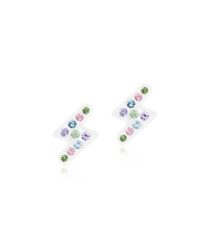 MP Brilliance Flash 8 mm, Light fantasy i gruppen Øredobber / Sølvøredobber hos SCANDINAVIAN JEWELRY DESIGN (15-01185-98)