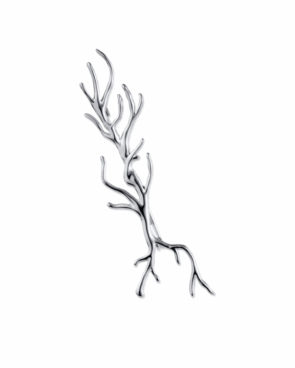 Roots Brooch Silver i gruppen Halskjede / Sølvkjede hos SCANDINAVIAN JEWELRY DESIGN (15-100-02353-0000)